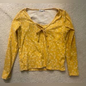 floral girls long sleeve shirt